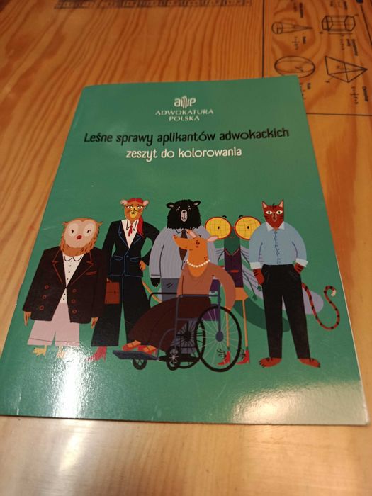 Kolorowanka Lesne sprawy aplikantów adwokackich