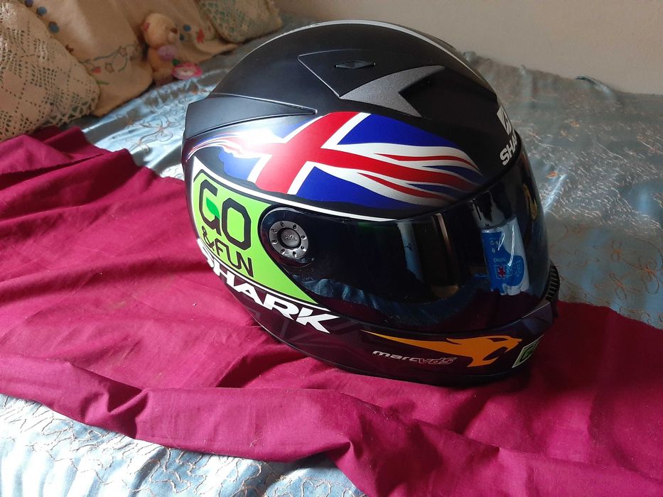 Shark Capacete tamanho M mota moto scooter