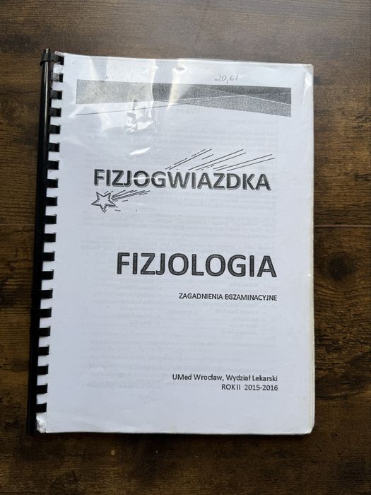 Skrypt do fizjologii Fizjogwiazdka