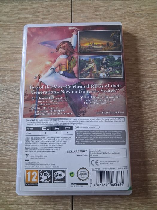Final Fantasy X/X2 na Nintendo Switch