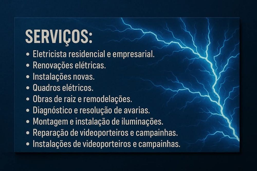 Eletricista Profissional - Serviços de Qualidade e Segurança!