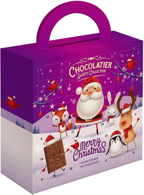Адвент-календар Millennium Chocolatier Merry Christmas 250г
