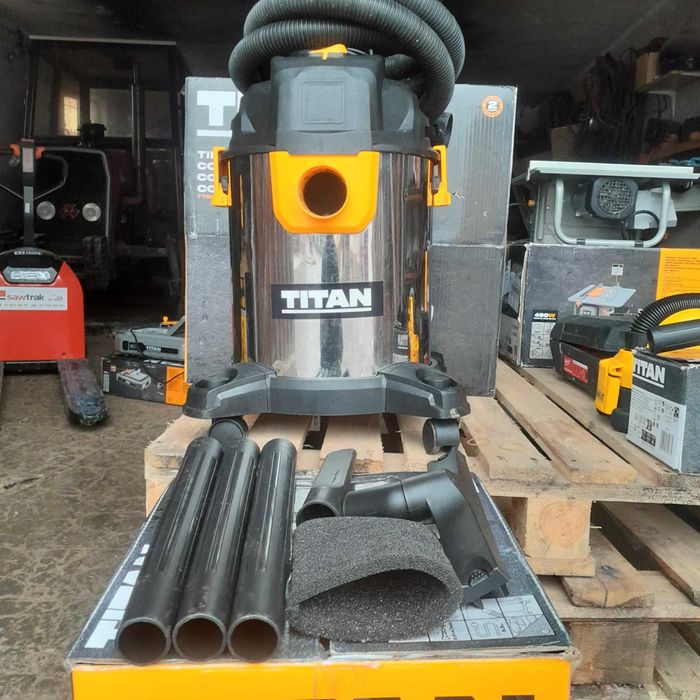 odkurzacz przemysłowy warsztatowy Titan 1400W