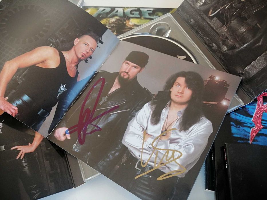 Zestaw płyt CD i DVD RAGE ! 3 albumy z AUTOGRAFAMI !
