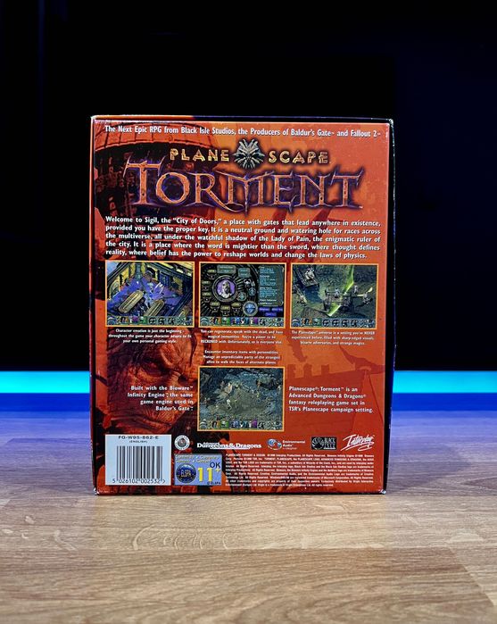 Planescape Torment (PC EN 1999) BIG BOX angielskie premierowe wydanie