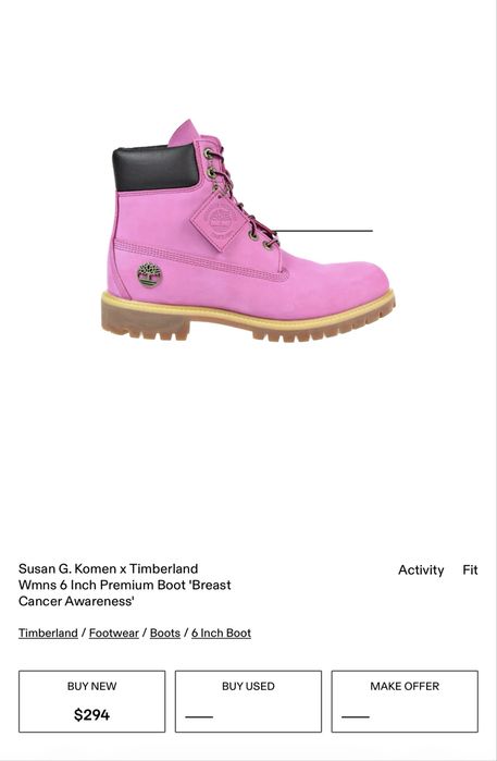 Susan G. Komen x Timberland