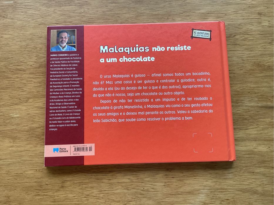 Livro português infantil, Malaquias não resiste a um chocolate