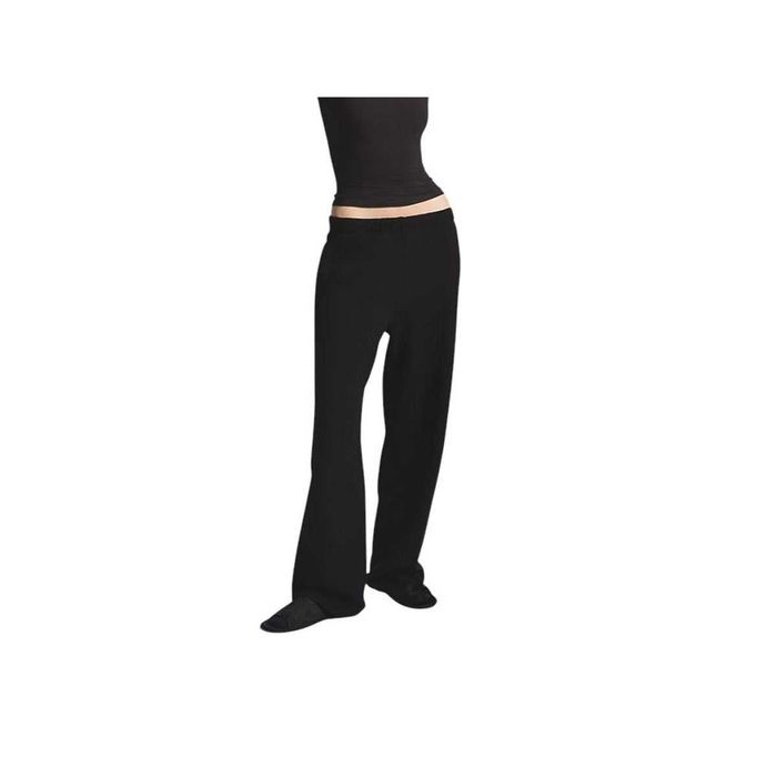 Штани Skims Cotton Fleece Straight Leg Pant Barely Black