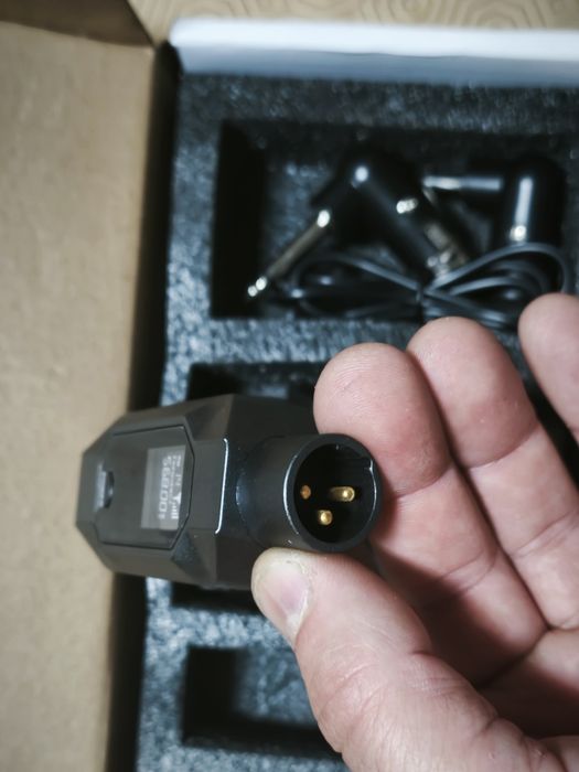 Sistema transmissor e receptor sem fio microfones
