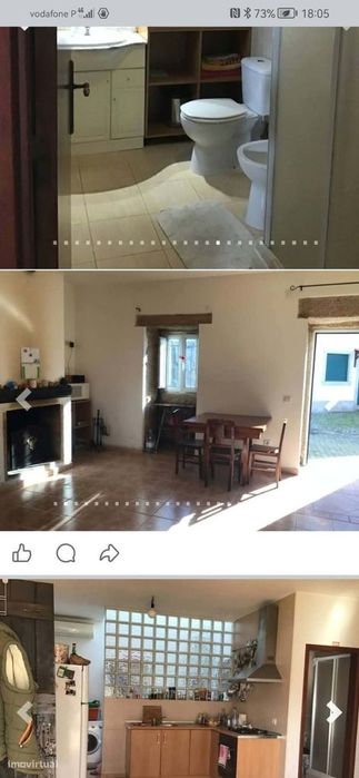 Casa de pedra na aldeia