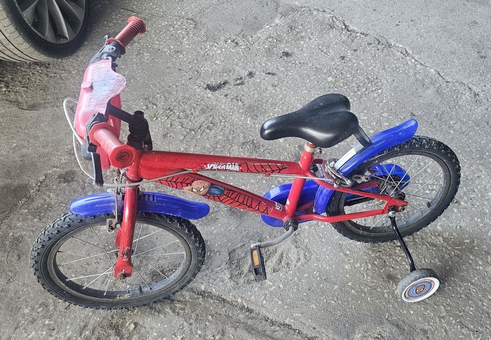 Bicicleta spider man