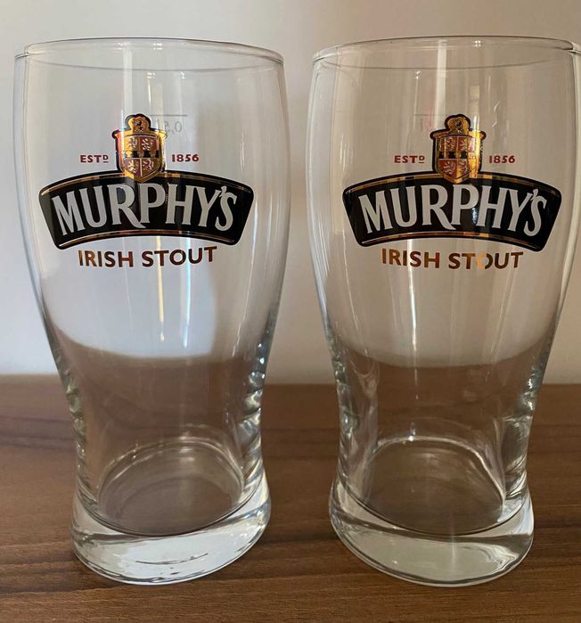 Murphy's Irish Stout kolekcjonerskie szklanki dla miłośników