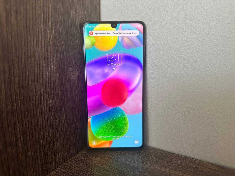 Смартфон Samsung Galaxy A41 A415F 64гб Black 6.1" 48Мп NFC 3500mAh