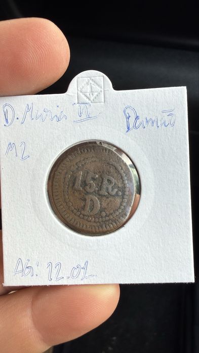 15 reis de 1847 D.Maria II