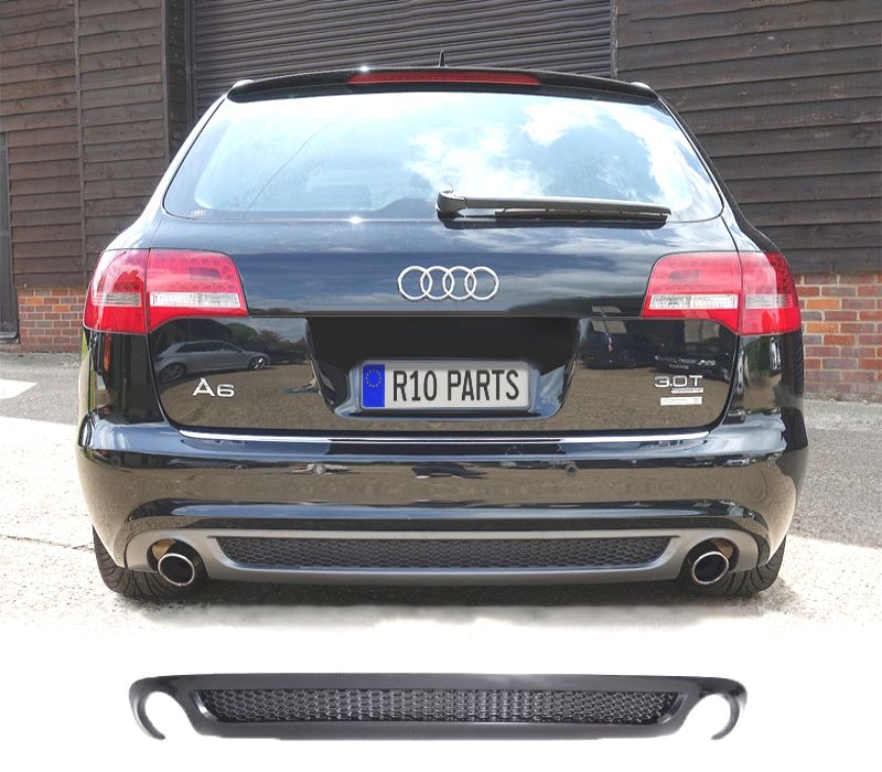 DIFUSOR AUDI A6 C6 4F AVANT SEDAN 08-11 LOOK RESTYLING