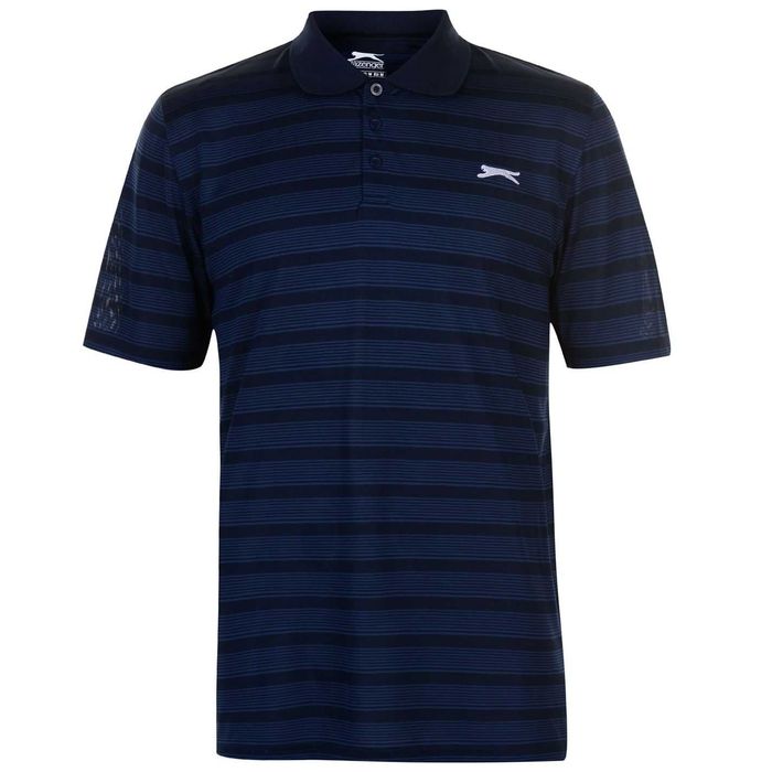 SLAZENGER Stripe Nowa Koszulka Polo Męska Roz L Oryginalna 100%