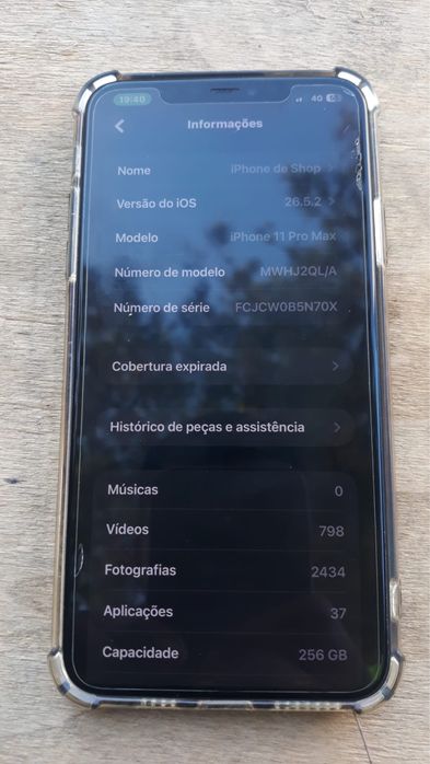 iPhone 11 Pro Max 256 GB – Usado – 210 €