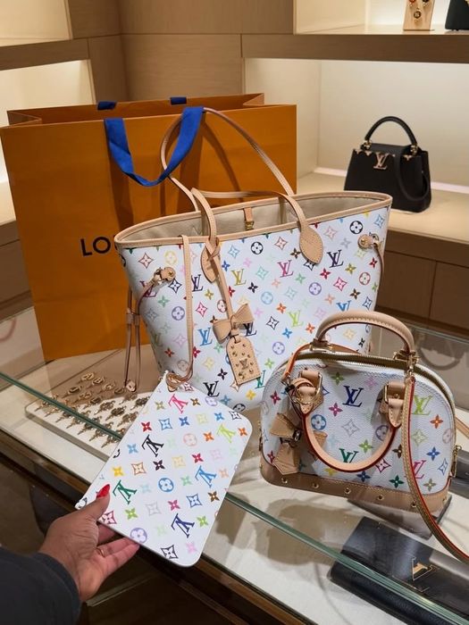 Conjunto de Malas Louis Vuitton x Takashi Murakami Multicolore