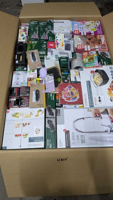 Товари для дому та ванни на палеті Лідл для перепродажу! 186 кг