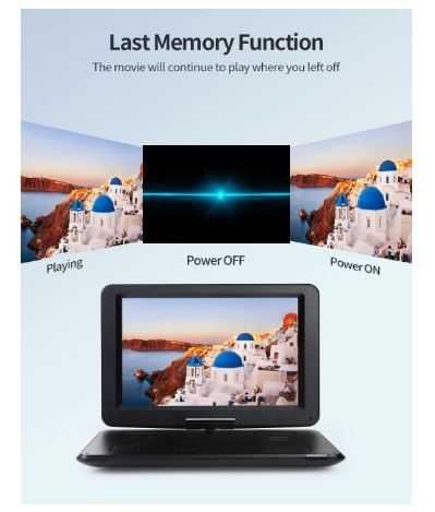 Przenośny odtwarzacz DVD Yoton Przenośny odtwarzacz DVD USB/Projektor