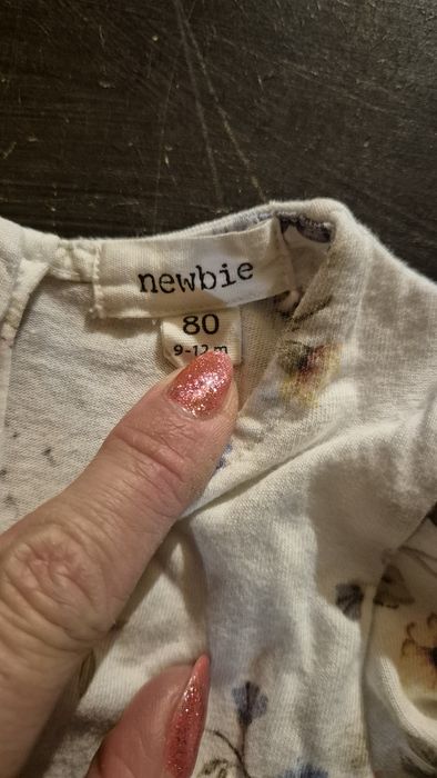 Sukienka newbie dla dziewczynki piękna bawełniana