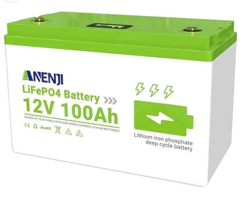 12V 100Ah LiFePO4 Акумулятор Anenji