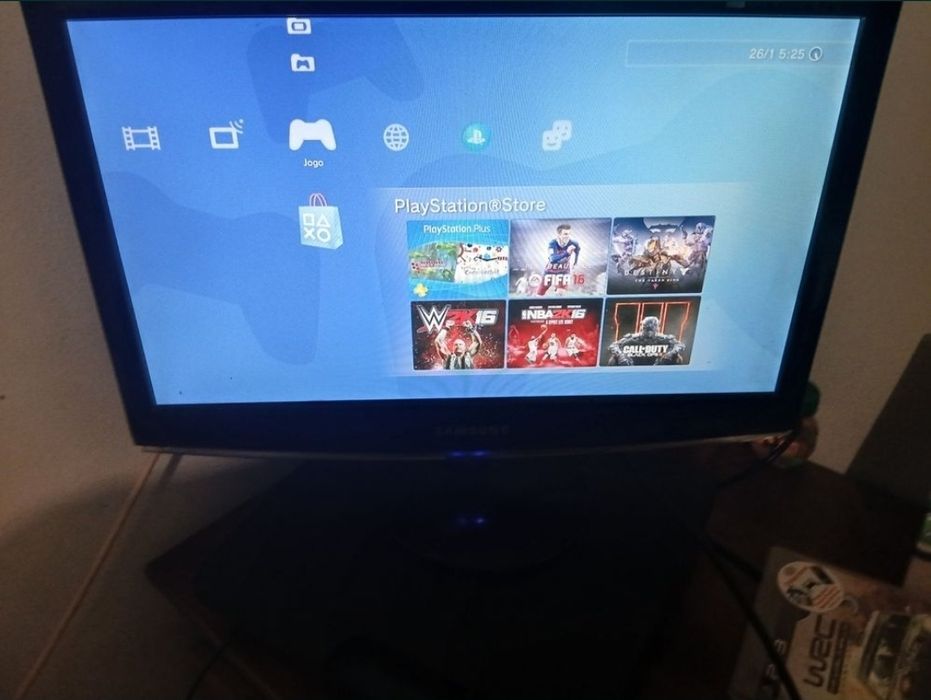 Playstation  3 em funcionamento