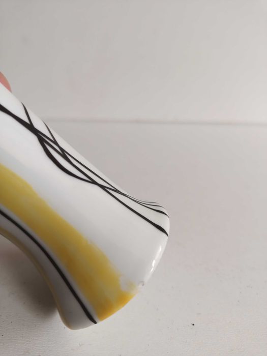 Figurka porcelanowa "grzybiarka" Ćmielów vintage PRL