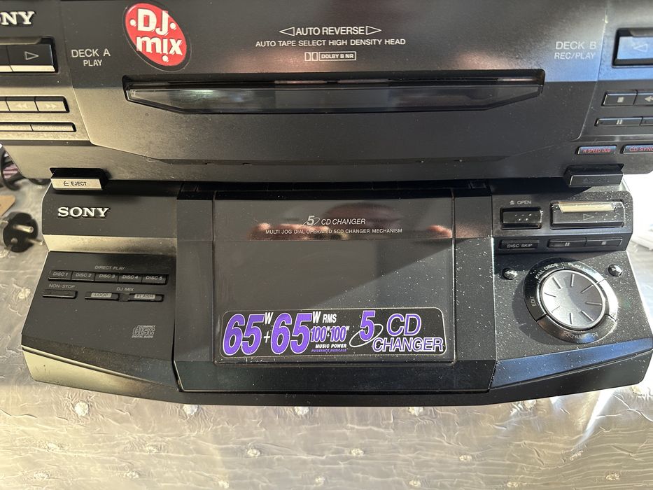 Wieża SONY   HCD-XB3  5cd autorewers po serwisie