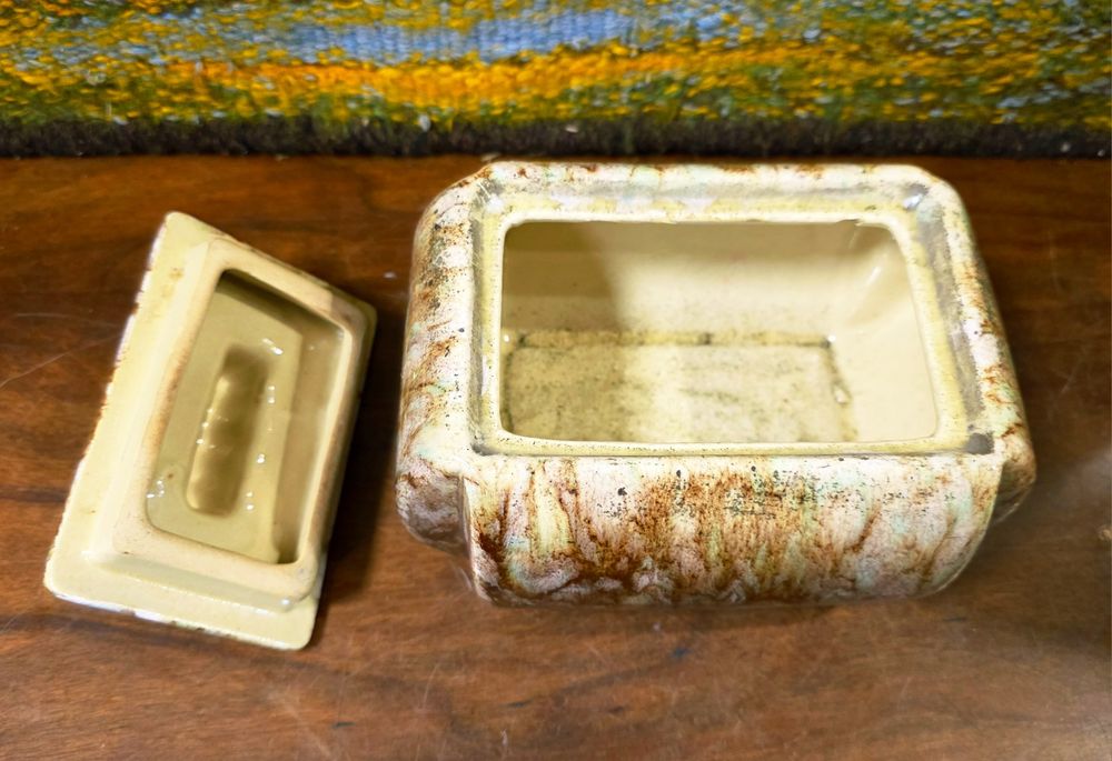 Puzderko ceramiczne - Art Deco, Jasba