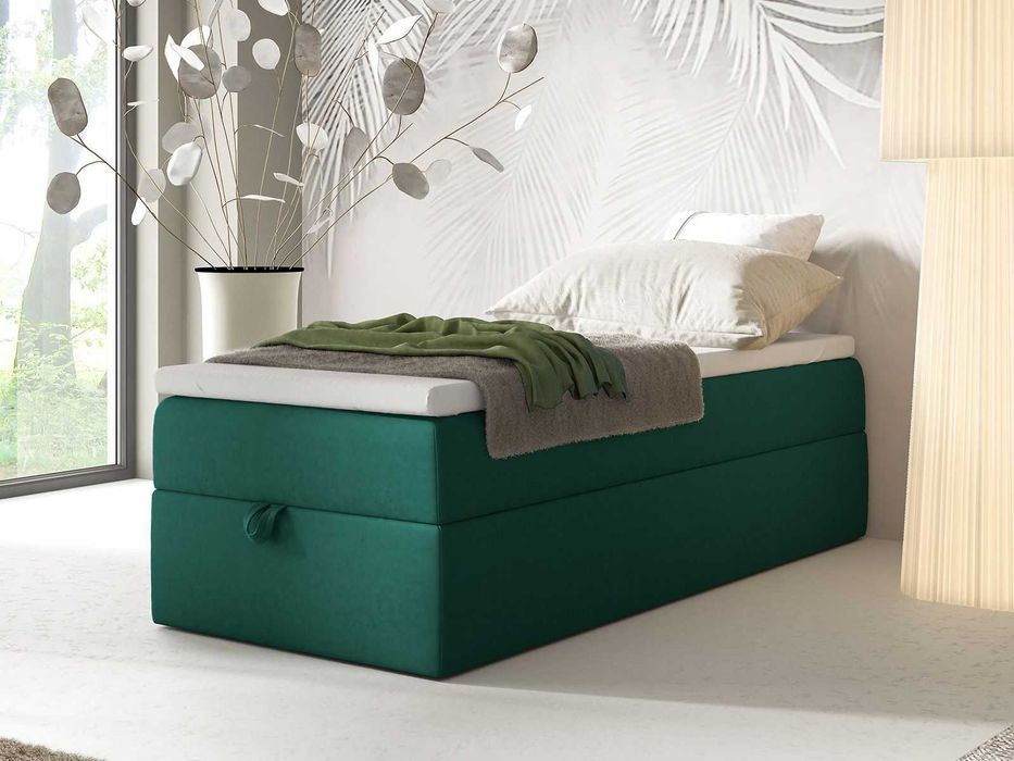 Łóżko KONTYNENTALNE SINGIEL bez wezgłowia 70x200 80x200 90x200 100x200