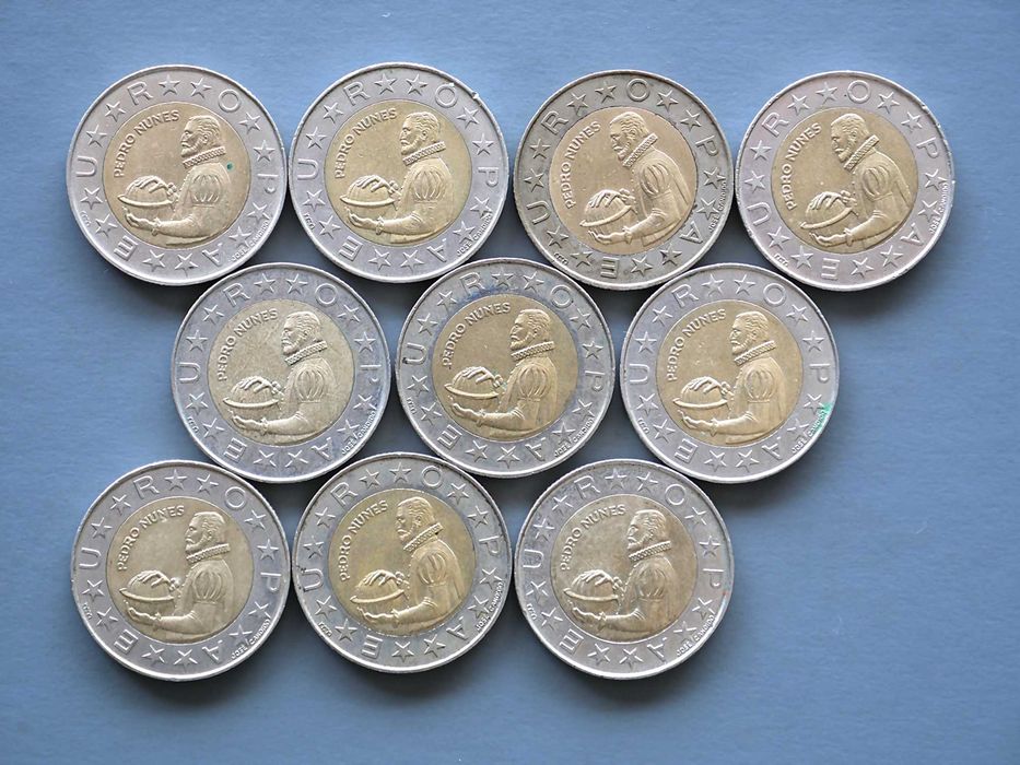 Lote de 10 Moedas 100 Escudos 1999