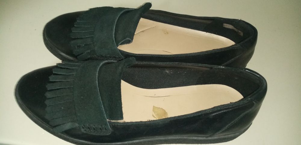 Туфли кожанные Clarks 38р.