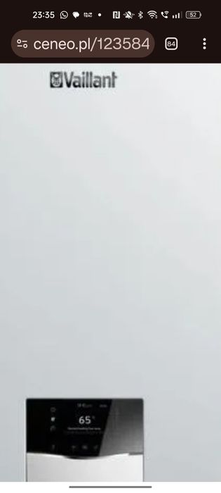 Sprzedam piec  VAILLANT VC 15CS/1-5+VIH R 60/6 B+VCR720 zbiornik 60 l