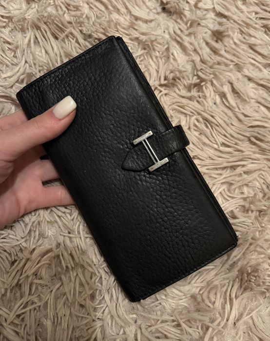 Кошелек гаманець натуральная кожа стиль Хермес Hermes