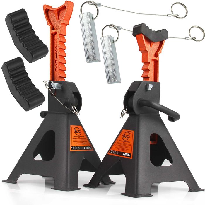 Podstawki Warsztatowe 6 TKobyłki 6T samochodowe wzmacniane BJC guma