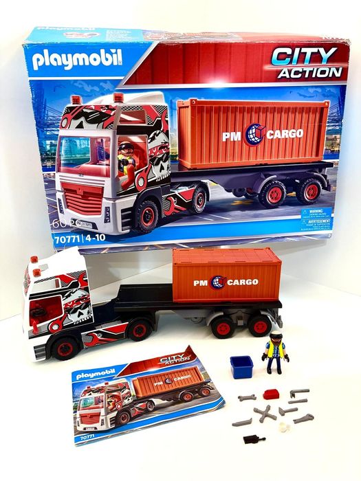 Playmobil Samochód ciężarowy z przyczepą 70771
