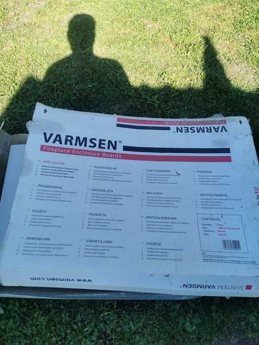 Sprzedam 3szt płyt kominkowych VARMSEN 30mm
