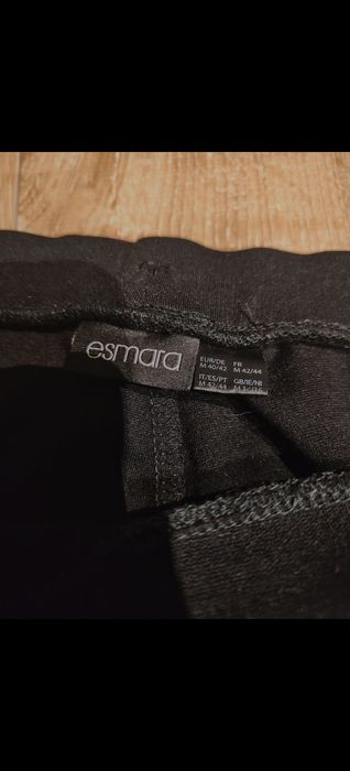 Legginsy getry z wstawkami z eko skóry