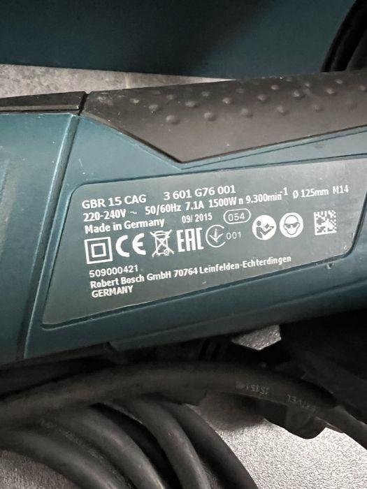 Шліфмашина по бетону Bosch GBR 15 CAG
