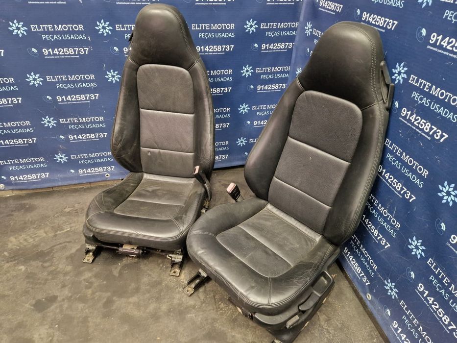 Jogo de bancos usados BMW Z3 PELE PRETOS ELETRICOS