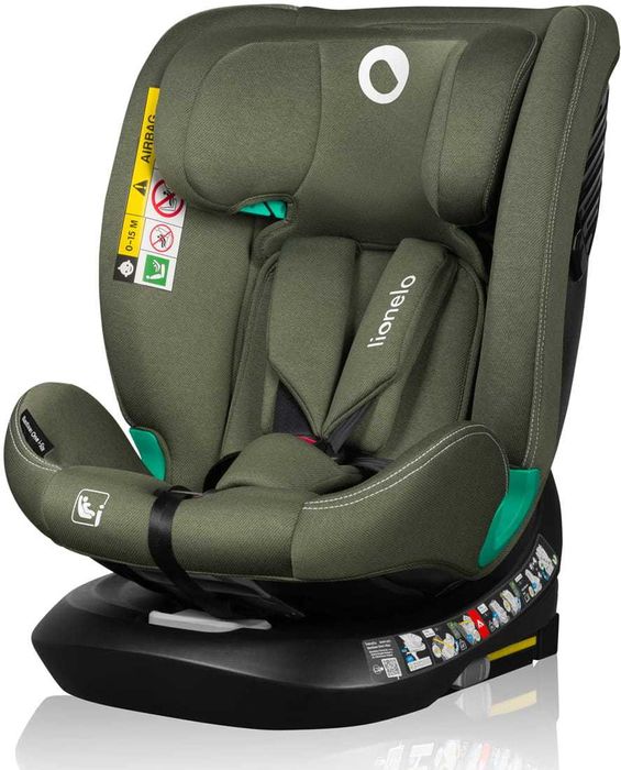 Fotelik Samochodowy Lionelo Bastiaan 0-36kg ISOFIX + BAZA