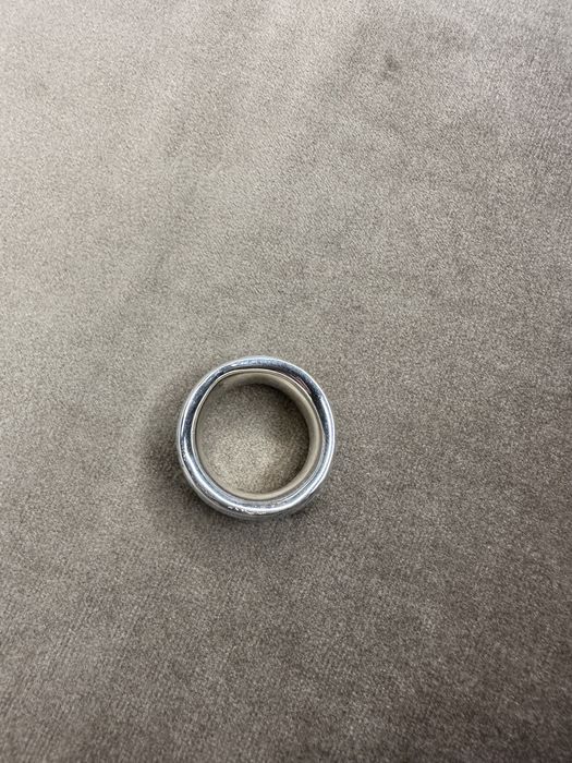 Anel em prata e esmalte azul