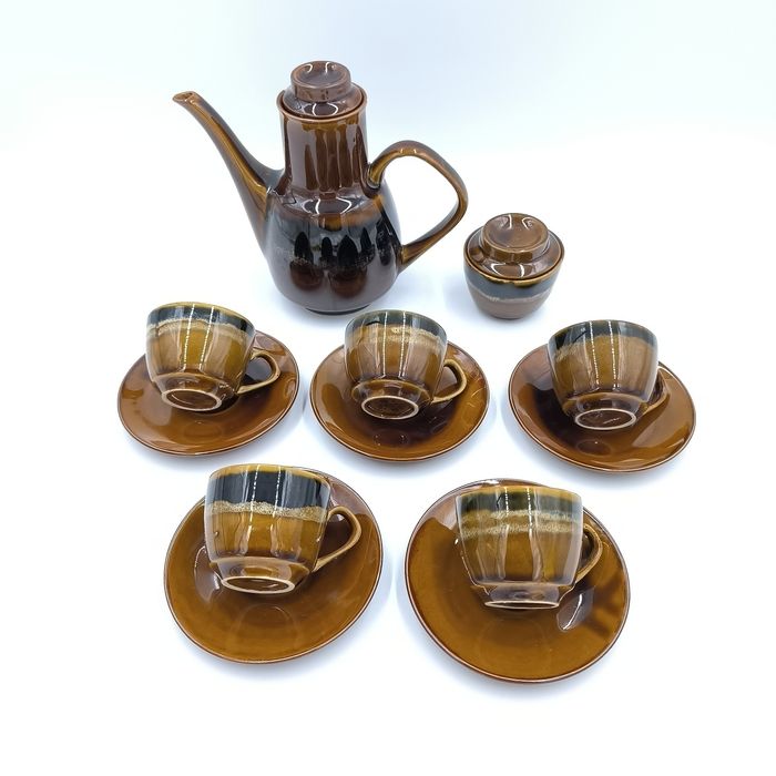 Mirostowice Novi Tygrysek Serwis Kawowy Zestaw Kawowy Ceramika