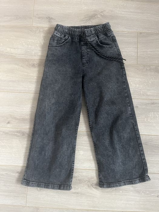Джинси джинсові штани 116 см палаццо широкі джинси вживані