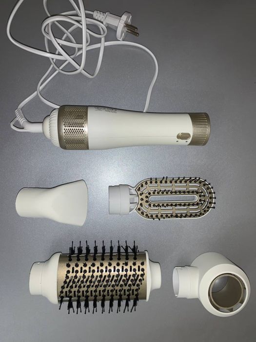 Стайлер бело-золотой