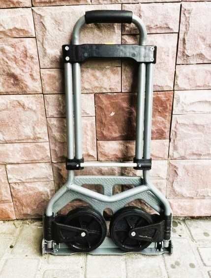 Двухколесная тележка компактная складная тачка кравчучка до 100кг.