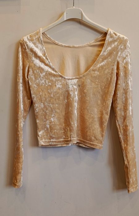 Bluzka xs 34 odkryte plecy