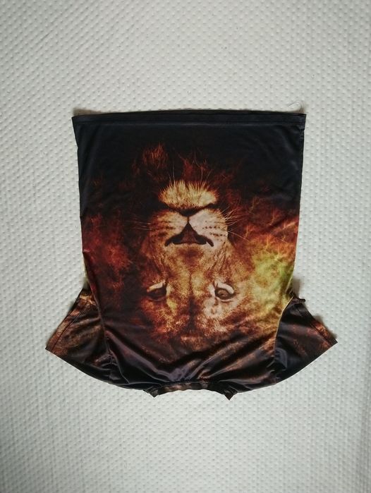 Футболка з принтом Лев на 12-14 років