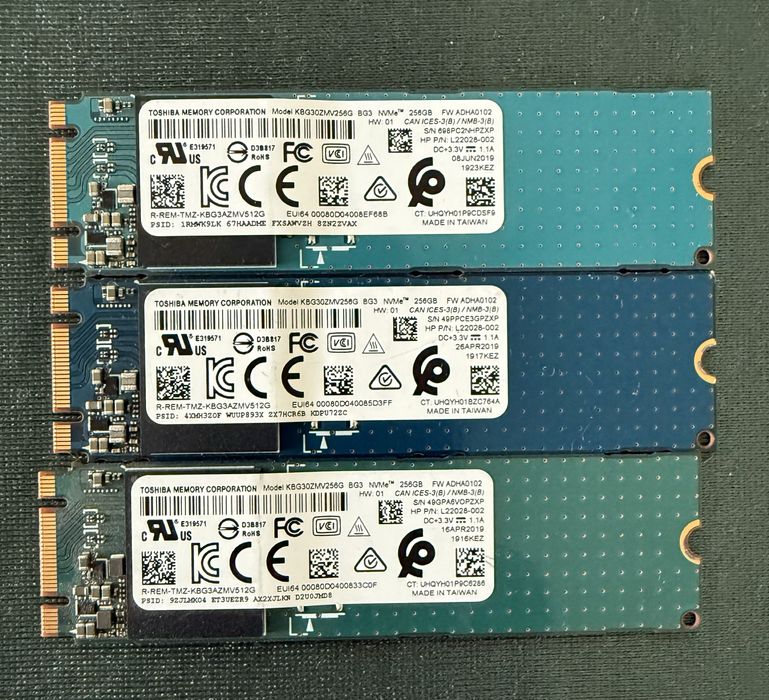 Dysk SSD M.2 Toshiba 256 GB